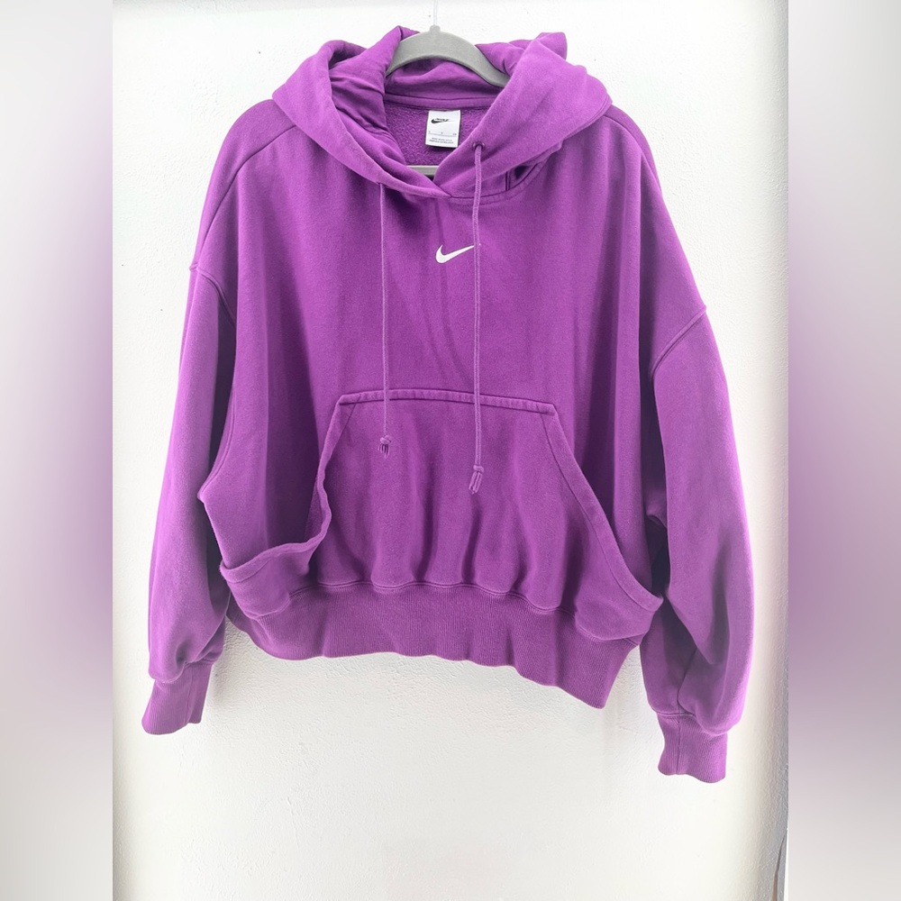 Nike Women's Sportswear Phoenix Fleece Oversized Pullover Hoodie - Viotech Small - Picture 3 of 7